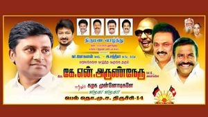 கே.என்.நேரு மகன் அரசியலுக்கு வருகிறாரா..? திடீர் போஸ்டரால் ஏற்பட்ட சர்ச்சை 
