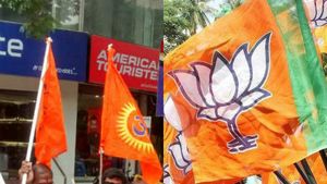 பெண் மீது கார் மோதிய விவகாரம்- கோவையில் இந்து முன்னணி- பாஜகவினரிடையே பயங்கர மோதல்- அரிவாள் வெட்டு!