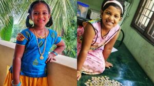 பிறந்தநாளுக்கு சேமித்த 1,555 ரூபாய்.. கொரோனா தடுப்பு பணிக்கு அளித்த சிறுமி..! 