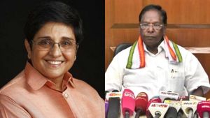 தினமும் இப்படி பொய் சொல்றதே உங்களுக்கு வழக்கமாக போச்சு.. நாராயணசாமி மீது கிரண்பேடி பாய்ச்சல் 