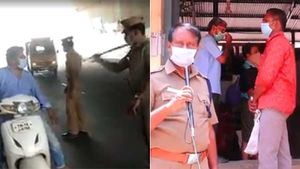 லாக்டவுன் காட்சிகள்.. அப்படியும் போலீஸ்காரர்கள்.. இப்படியும் ஒரு போலீஸ் அதிகாரி- வைரல் வீடியோக்கள் 