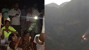 கொரோனா- கேரளாவில் இருந்து மலை வழியாக தமிழகம் வந்தவர்கள் காட்டுத் தீயில் சிக்கினர்- 2 பேர் பலி 
