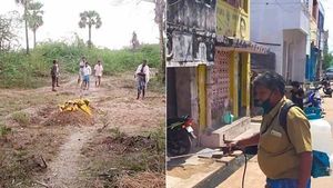 அம்மாவை அடக்கம் செய்த  அரைமணி நேரத்தில்... சமூக நலப்பணியில் ஈடுபட்ட தூய்மைப் பணியாளர்