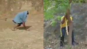 பறந்து வந்த ட்ரோன்.. லுங்கி அவிழ்ந்தது தெரியாமல் ஓடும் இளைஞர்கள்.. திருப்பூர் அல்ல, இது சேலம் கூத்து