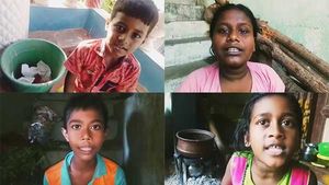 மோடி அய்யா.. மோடி அய்யா சோறு போடய்யா.. உருக உருக  பாடிய புதுவை சிறார்கள்! 