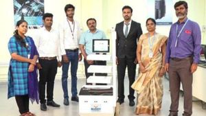 செவிலியர் பணி செய்யும் தானியங்கி ரோபோ.. புதுச்சேரி இன்ஜினியரிங் கல்லூரி மாணவர்கள் சாதனை! 