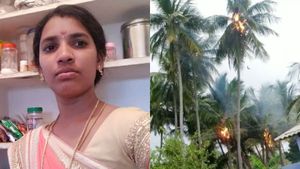 தண்ணீர் பிடித்த போது கிருஷ்ணகிரியில் மின்னல் பாய்ந்து இளம்பெண் பலி.. மற்றொரு பெண் காயம் 