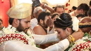 லாக்டவுனை கேலிக்கூத்தாக்கிய தேவகவுடா வீட்டு கல்யாணம்.. பண்ணை வீட்டில் ஆடம்பர அமர்க்களம் 