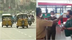 பெங்களூர், ஹைதராபாத், டெல்லியில் பஸ், ஆட்டோக்கள் இயக்கம் துவங்கியது.. பயணிகள்தான் இல்லை 