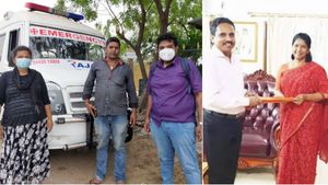 துபாயில் தவித்த மதுரை தம்பதி... தகவல் அனுப்பிய அமீரக திமுக... உதவிக்கரம் நீட்டிய கனிமொழி எம்.பி. 