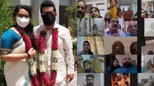 புனேவில் நூதனம்.. தபாலில் வந்த தாலி.. ஜூம் ஆப்பில் பெற்றோர், உறவினர்கள் ஆசி..  ஊரடங்கால் வினோதம்! 
