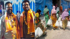 சொந்த நிலத்தை விற்று ஏழைகளுக்கு நிவாரணம் வழங்கும் சகோதர்கள்... கோலாரில் நெகிழ்ச்சிகர நிகழ்வு 
