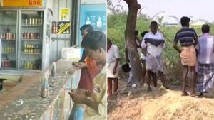 விஸ்கி விலை ஏறிப் போச்சு.. சாராயத்தை ஊத்து..  காரைக்காலுக்குப் படையெடுத்த குடிகாரர்கள்! 