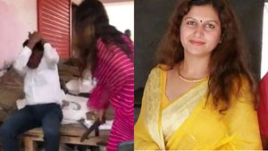 திடீரென செருப்பை கழட்டி.. அரசு அதிகாரியை வெளுத்த பாஜக ஸ்டார்.. யார்னு தெரியுதா பாருங்க.. ஷாக் வீடியோ
