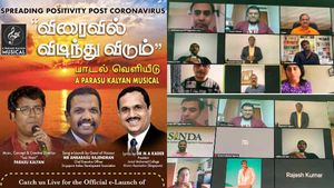 9 நாடுகளின் 14 பாடகர்களின்  “விரைவில் விடிந்து விடும்” பாடல் சிங்கப்பூரில் வெளியீடு