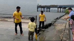 சியோலில் ஆற்றில் விழுந்த 5 வயது சிறுவனை காப்பாற்றிய புதுவை இளைஞர்.. குவியும் பாராட்டுகள் 