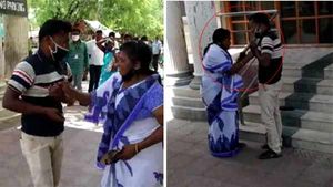 பக்கத்தில் வந்தார்.. கண்ணடித்தார்.. கட்டி பிடித்தார்.. அதுக்கப்பறம் விழுந்துச்சு பாருங்க.. ஆத்தாடி!