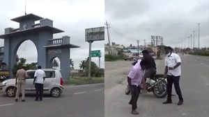 கர்நாடகாவில் முழு ஊரடங்கு: திருப்பி அனுப்பப்படும் தமிழக வாகனங்கள்.. மீறி செல்பவர்கள் மீது தடியடி 