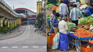 பெங்களூரு லாக்டவுன் - மளிகை, காய்கறி, இறைச்சி கடைகள் காலை 5 மணி முதல் பகல் 12 மணிவரை மட்டுமே திறப்பு