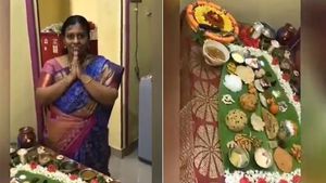 ஆஹா.. ஆஹா.. இதுவல்லவோ விருந்து.. இப்டி ஒரு மாமியார் கிடைக்க அந்த மருமகன் என்ன தவம் செஞ்சாரோ!