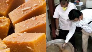 'கொரோனாவை கொல்லும் மைசூர்பா..' கிலோ ரூ.800.. சிக்கிய கோவை இனிப்பகம்.. சீல் வைத்த அதிகாரிகள் 