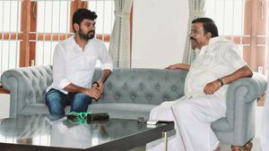 திமுகவில் நடிகர் விமல்...?  கே.என்.நேருவுடனான சந்திப்பின் பின்னணி என்ன..? 