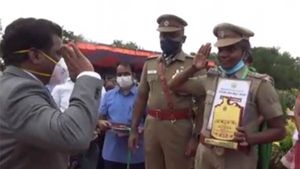 இன்ஸ்பெக்டர் அல்லிராணிக்கு சல்யூட் செய்த திருவண்ணாமலை ஆட்சியர் - காரணம் என்ன 