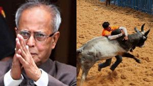 தமிழகத்துக்கு ஒரு ஜல்லிக்கட்டு.. கர்நாடகாவிற்கு ஒரு கம்பாலா.. கலாச்சார காவலன் பிரணாப் செய்தது என்ன? 