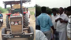 உடம்புல உசுரு இருக்காது பாத்துக்கோ.. மணல் கடத்தலை தடுத்த விஏஓக்களை தாக்கி மிரட்டல்- வைரல் வீடியோ 