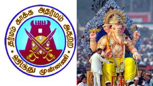  விநாயகர் சதுர்த்தி விழாவை கொண்டாட தமிழக அரசு தடை.. இந்து முன்னணி கண்டனம் 