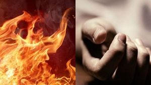சிவகாசி பட்டாசு ஆலையில் வெடிவிபத்து - மரத்தின் மீது தூக்கி வீசப்பட்ட தொழிலாளி பலி 