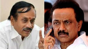 யார் யாருடைய கூண்டுக்கிளி? அக். 5 க்கு பின் தெரியும்- ஸ்டாலின் மீது ஹெச். ராஜா பாய்ச்சல்