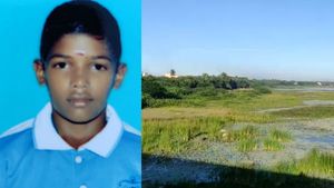 புதுவை.. சங்கராபரணி ஆற்றில் மீன் பிடிக்க சென்று நீரில் மூழ்கி இரு சிறுவர்கள் பலி 