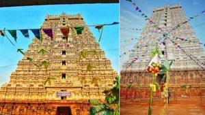 திருவண்ணாமலை அருணாச்சலேஸ்வரர் கோவிலில் கார்த்திகை தீபம் - இன்று பந்தகால் நடும் விழா 