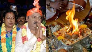 ராமேஸ்வரத்தில் முகாமிட்டுள்ள விஜயகாந்த்... குடும்பத்தினர் ஏற்பாடு செய்துள்ள 'திலஹோமம்' 