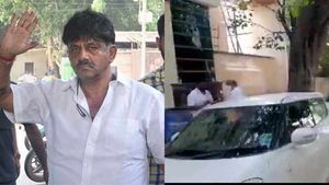 கர்நாடக காங். தலைவர் டி.கே.சிவகுமார் வீடுகளில் சிபிஐ ரெய்டு.. தலைவர்கள் கண்டனம், தொண்டர்கள் ஆக்ரோஷம்