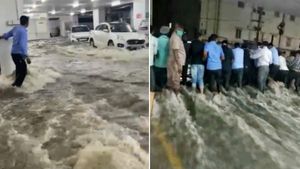 ஹைதராபாத்தில் மருத்துவமனைக்குள் புகுந்த பேய் வெள்ளம்.. சென்னை 2015-ஐ கண் முன் நிறுத்தும் சோகம் 