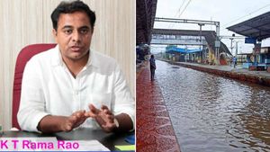 இன்று நாளையும் பொது விடுமுறை.. ஹைதராபாத்தில் பொதுமக்கள் வீடுகளை விட்டு வெளியே வர வேண்டாம்.. கேடிஆர்