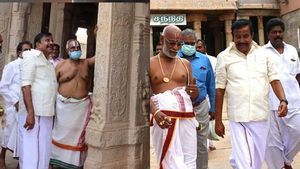 நெருங்கும் சட்டசபைத் தேர்தல்... மீண்டும் அமைச்சராக ஸ்ரீரங்கநாதரை சரணடைந்த கே.என் நேரு 