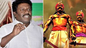 நாடாளுமன்ற வளாகத்தில் மருது பாண்டியர்களுக்கு சிலை நிறுவ வேண்டும் -கருணாஸ் 