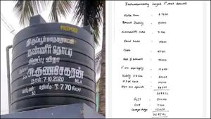 2000 லிட்டர் சின்டெக்ஸ் தொட்டி விலை ரூ.7.70 லட்சமா.. சோஷியல் மீடியாவில் கிண்டல்.. எம்எல்ஏ விளக்கம் 