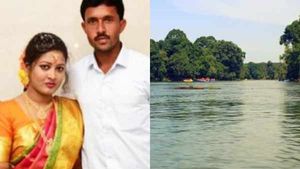 காவிரி ஆற்றில் போட்டோ ஷூட் நடத்திய சசிகலா-சந்துரு தம்பதி.. படகு கவிழ்ந்து பெரும் சோகம் 