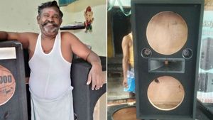 அன்று பிலிப்ஸ் நிறுவனத்தில் பணி... இன்று சொந்தமாக ஸ்பீக்கர் தயாரிப்பு... குக்கிராமத்தில் அசத்தல்..! 