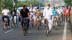  சைக்கிள் பயணத்துக்கு உகந்த மாநகரமாக திருச்சியை மாற்ற வேண்டும்.. அமைச்சர் வலியுறுத்தல்