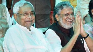 நிதீஷ்குமார் தலைமையில் பீகாரை புதிய உயரத்திற்கு கொண்டு செல்வோம் - சுசில் குமார் மோடி 