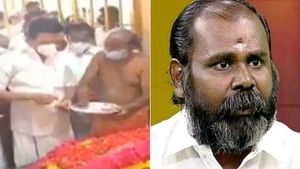 விபூதி வேணாம்னா வாங்காமல் இருக்க வேண்டியதுதானே.. ஸ்டாலினை போட்டு தாக்கிய உதயகுமார்! 