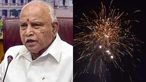 கர்நாடகாவில் தீபாவளிக்கு பட்டாசு வெடிக்க தடை.. எடியூரப்பா அறிவிப்பு! 
