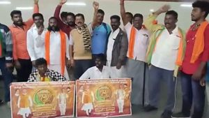 தடையை மீறி நள்ளிரவில் வேல் யாத்திரை.. பாஜக மாநில செயலாளர் மீசை அர்சுணன் உள்ளிட்ட 50 பேர் கைது