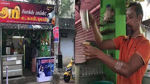 ரஜினி பிறந்தநாளில் அனைவருக்கும் இலவச டீ... பட்டய கிளப்பும் கன்னியாகுமரி ரசிகர்! 