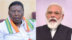 புதுச்சேரி உள்ளாட்சி தேர்தல் ஒத்திவைப்புக்கு ஆளுநர் கிரண்பேடிதான் காரணம்- மோடிக்கு நாராயணசாமி பதில் 